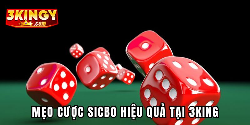 Mẹo cược sicbo hiệu quả tại 3KING